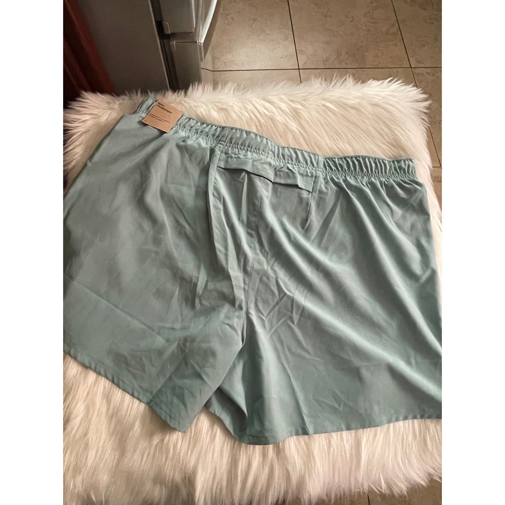 Nike Challenger Men's Running Shorts Dri-FIT Green Back Pocket Size XXL New - Picture 2 of 8